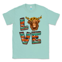 Seafoam love highland cow Classic Tee - Jasminsmagicworld