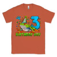 Copper birthday boy frog age 3 Classic Tee - LillyAllenDesigns