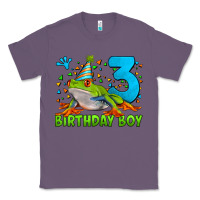 Lavender birthday boy frog age 3 Classic Tee - LillyAllenDesigns
