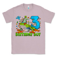 Lilac birthday boy frog age 3 Classic Tee - LillyAllenDesigns