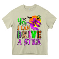 Mossy yes i can drive a stick Heavy Core Tee - Zillion Design Studio