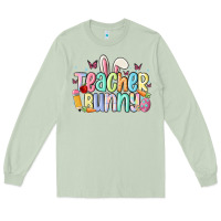 Matcha teacher bunny Long Sleeve Tee - MaliasSmallBusiness