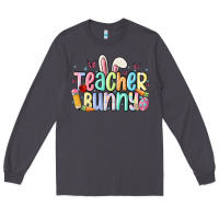 Smoke teacher bunny Long Sleeve Tee - MaliasSmallBusiness