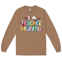 Toasted Coconut teacher bunny Long Sleeve Tee - MaliasSmallBusiness