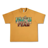 Peanut Butter faith over fear cross Urban Heavy Tee - NancyCooperArtShop