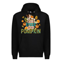 Black Whatever Spices Your Pumpkin Premium Hoodie - texasbilliewilder