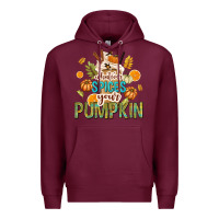 Burgundy Whatever Spices Your Pumpkin Premium Hoodie - texasbilliewilder