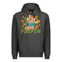 Charcoal Heather Whatever Spices Your Pumpkin Premium Hoodie - texasbilliewilder