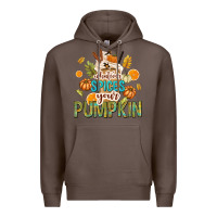 Coffee Whatever Spices Your Pumpkin Premium Hoodie - texasbilliewilder