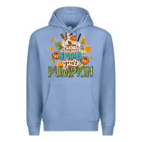 Colony Blue Whatever Spices Your Pumpkin Premium Hoodie - texasbilliewilder