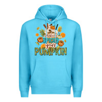 Ocean Blue Whatever Spices Your Pumpkin Premium Hoodie - texasbilliewilder