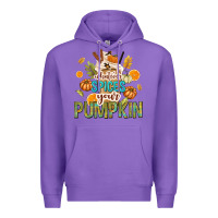 Purple Whatever Spices Your Pumpkin Premium Hoodie - texasbilliewilder