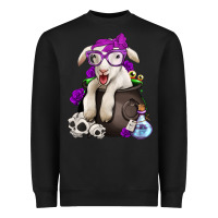 Black funny halloween lamb Heavyweight Sweatshirt - Jasminsmagicworld