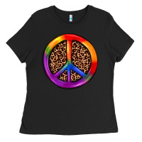 Black peace sign pride Ladies Tee - JahusDesignShop