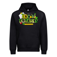 Black lucky teacher St. Patrick's Day Urban Hoodie - HowdyJamesFarm