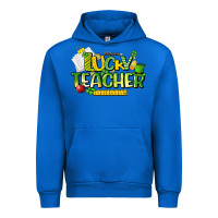 Cobalt lucky teacher St. Patrick's Day Urban Hoodie - HowdyJamesFarm