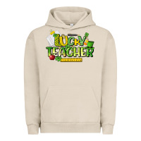 Pigment French Oak lucky teacher St. Patrick's Day Urban Hoodie - HowdyJamesFarm