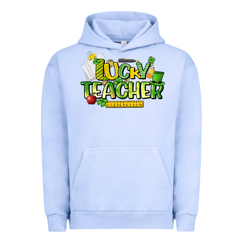 Lucky Teacher St. Patrick's Day Urban Hoodie by HowdyJamesFarm | Teevron