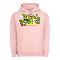Pigment Salmon lucky teacher St. Patrick's Day Urban Hoodie - HowdyJamesFarm