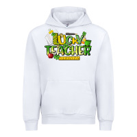 White lucky teacher St. Patrick's Day Urban Hoodie - HowdyJamesFarm