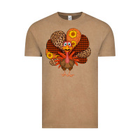 Vintage Coffee thanksgiving turkey Vintage Tee - AdoDesignShop