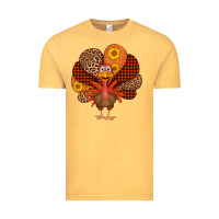 Vintage Mustard thanksgiving turkey Vintage Tee - AdoDesignShop