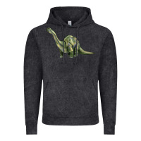 Vintage Black dinosaur brontosaurus Vintage Hoodie - Artiststas