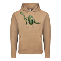 Vintage Coffee dinosaur brontosaurus Vintage Hoodie - Artiststas