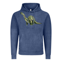 Vintage Denim dinosaur brontosaurus Vintage Hoodie - Artiststas