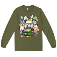 Army Green easter gamer Long Sleeve Tee - MaliasSmallBusiness