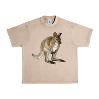 French Oak Hand Drawn Wallaby Animal Urban Heavy Tee - LillyAllenDesigns