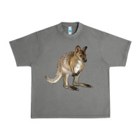 Tornado Hand Drawn Wallaby Animal Urban Heavy Tee - LillyAllenDesigns