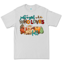 Dove Grey just a girl who loves fall Premium Tee - AdoDesignShop