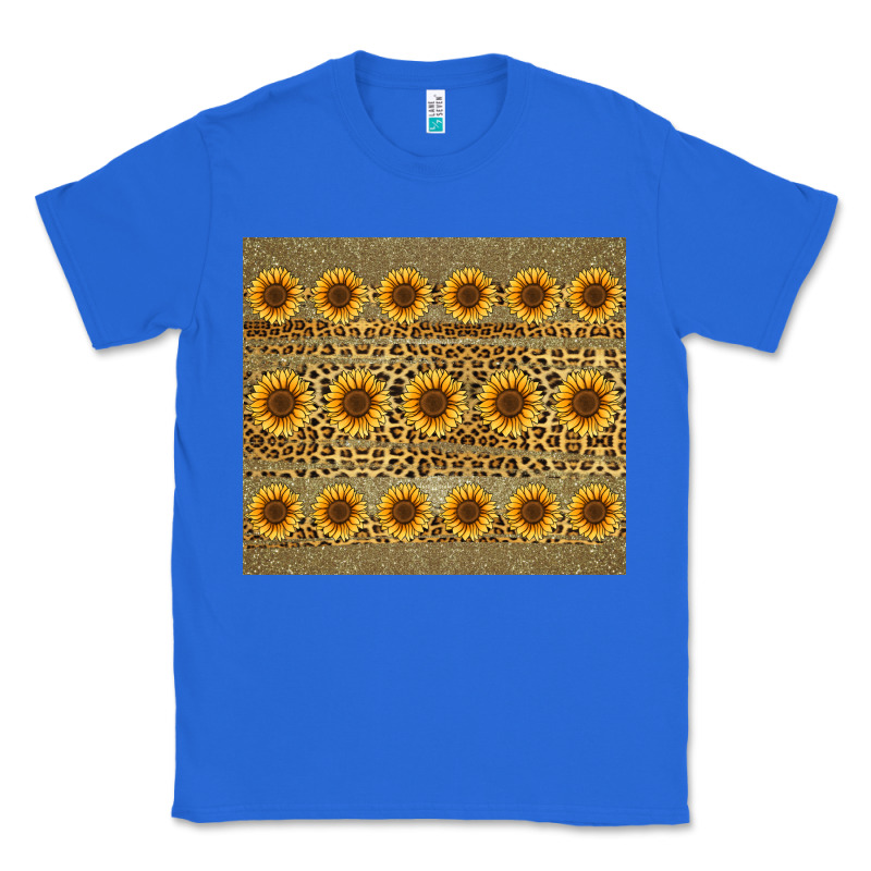 Leopard Glitter Sunflower Tumbler Classic Tee by Jasminsmagicworld | Teevron