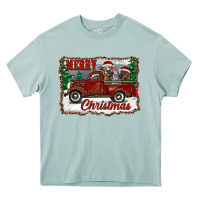 Arona christmas truck with cows Heavy Core Tee - RanaPortraitStore