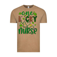 Vintage Coffee Leopard Glitter One Lucky Nurse Vintage Tee - Artiststas