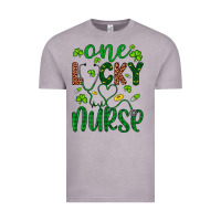 Vintage Zinc Leopard Glitter One Lucky Nurse Vintage Tee - Artiststas