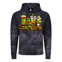 Cloud Black juneteenth afro coffee cups Vintage Hoodie - Jasminsmagicworld