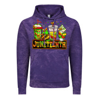 Cloud Purple juneteenth afro coffee cups Vintage Hoodie - Jasminsmagicworld