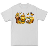 Dove Grey butterfly coffee cups Premium Tee - Zillion Design Studio
