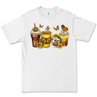 White butterfly coffee cups Premium Tee - Zillion Design Studio