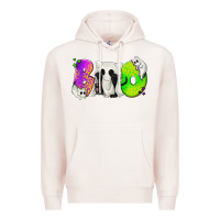Pale Pink Boo Ghost Cat Premium Hoodie - texasbilliewilder