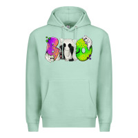 Seafoam Boo Ghost Cat Premium Hoodie - texasbilliewilder