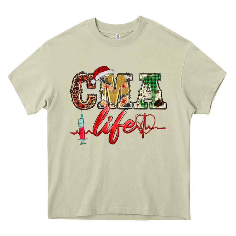 Christmas Certified Medical Assistant Life Heavy Core Tee by BarkalooDesign | Teevron