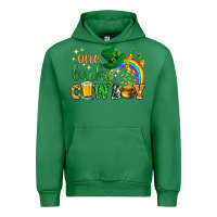 Emerald One lucky cowboy St. Patricks day Urban Hoodie - HowdyJamesFarm