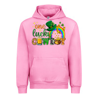 Fuchsia Pink One lucky cowboy St. Patricks day Urban Hoodie - HowdyJamesFarm