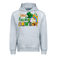 Heather Grey One lucky cowboy St. Patricks day Urban Hoodie - HowdyJamesFarm