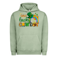 Pigment Oil Green One lucky cowboy St. Patricks day Urban Hoodie - HowdyJamesFarm