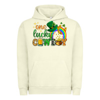 Pigment Pistachio One lucky cowboy St. Patricks day Urban Hoodie - HowdyJamesFarm