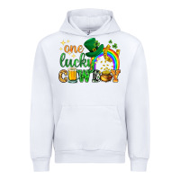 White One lucky cowboy St. Patricks day Urban Hoodie - HowdyJamesFarm